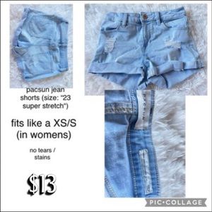 Pacsun jean shorts! size 23